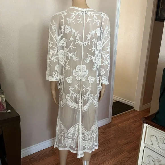 Polagram – Boot Barn - Women's Long Lace Kimono – L/XL - Picture 2 of 6